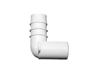 Slanganslutning 90 grader till Waterlab (90" Ell 1/2"Spg x 3/4" RB)